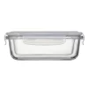 Контейнер для зберігання харчових продуктів Ardesto Gemini 0.66л, боросилікатне скло, пластик, прямокутний, прозорий - 4