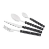 Набір столових приборів Ardesto Gemini Aosta, 16 приборів, нержавіюча сталь, пластик, чорний - 1