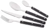 Набір столових приборів Ardesto Gemini Aosta, 16 приборів, нержавіюча сталь, пластик, чорний - 7