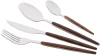 Набір столових приборів Ardesto Gemini Midori, 16 приборів, нержавіюча сталь, пластик, коричневий - 7