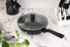 Сковорода глибока Ardesto Gemini Gourmet Bolzano, 26см, алюміній, чорний - 2