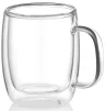 Набір чашок з ручками і подвійними стінками Ardesto, 250мл, 2шт, боросилікатне скло, прозорий - 6