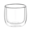 Набір чашок з подвійними стінками Ardesto, 260мл, 2шт, боросилікатне скло, прозорий - 2