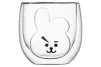 Набір чашок з подвійними стінками Ardesto Animals, 300мл, 2шт, боросилікатне скло, прозорий - 3