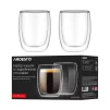 Набір чашок з подвійними стінками Ardesto, 350мл, 2шт, боросилікатне скло, прозорий - 5
