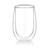 Набір чашок з подвійними стінками Ardesto, 350мл, 2шт, боросилікатне скло, прозорий - 1