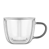 Набір чашок з ручками і подвійними стінками Ardesto 350мл, 2шт, боросилікатне скло, прозорий - 3