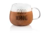 Набір чашок з ручками Ardesto Good Morning, 350мл, 2шт, боросилікатне скло, прозорий - 1