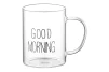 Набір чашок з ручками Ardesto Good Morning , 420мл, 2шт, боросилікатне скло, прозорий - 8