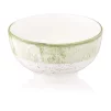 Салатник Ardesto Siena, 11.5см, порцеляна, біло-зелений - 1