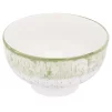 Салатник Ardesto Siena, 11.5см, порцеляна, біло-зелений - 6
