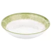 Тарілка супова Ardesto Siena, 20см, порцеляна, біло-зелений - 3