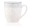 Чашка Ardesto Siena, 360мл, порцеляна, біло-сірий - 1
