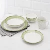 Чашка Ardesto Siena, 360мл, порцеляна,  біло-зелений - 2