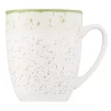 Чашка Ardesto Siena, 360мл, порцеляна,  біло-зелений - 6