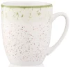 Чашка Ardesto Siena, 360мл, порцеляна,  біло-зелений - 9