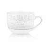 Чашка Ardesto Siena, 500мл, порцеляна, біло-сірий - 1