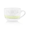 Чашка Ardesto Siena, 500мл, порцеляна, біло-зелений - 1