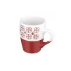 Чашка Ardesto Ornament, 320мл, кераміка, червоно-білий - 4