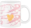 Чашка Ardesto Hello, 330мл, кераміка, біло-рожевий - 7