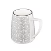 Чашка Ardesto Lamberto, 360мл, порцеляна, біло-сірий - 4