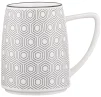 Чашка Ardesto Lamberto, 360мл, порцеляна, біло-сірий - 6