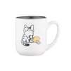 Чашка Ardesto Cat, 380мл, кераміка, біло-сірий - 1