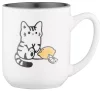 Чашка Ardesto Cat, 380мл, кераміка, біло-сірий - 6
