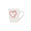 Чашка Ardesto Heart, 320мл, кераміка, білий - 3