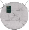 Подушка для стільця Ardesto Oliver, 40см, 100% бавовна, нап-ч: 50% холоф, 50% пп, сірий - 8