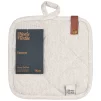 Прихватка Ardesto Oliver, 20х20см, 100% бавовна, нап-ч: ватин, сірий світлий - 5