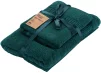 Набір рушників махрових Ardesto Lotus, 50х90см, 70х140см, 2шт, 100% бавовна, зелений темний - 11