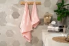Рушник махровий Ardesto Benefit, 70х140см, 100% бавовна, рожевий - 2