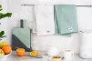 Набір рушників для кухні Ardesto SuperSoft,  40х60см, 2шт, 100% бавовна, бірюзовий - 2