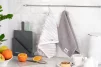 Набір рушників для кухні Ardesto SuperSoft,  40х60см, 2шт, 100% бавовна, сірий - 2