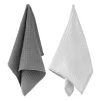Набір рушників для кухні Ardesto Pique 40x60см, 2шт, 100% бавовна, сірий темний, сірий світлий - 4