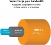 Кабель HDMI (M/M) Belkin 2м, 2.1, High Speed Ethernet, чорний - 5