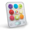 Ваги Tefal кухонні Optiss Cake Pops, 5кг, AAAx2 в комплекті, скло, різнокольорові - 3