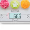 Ваги Tefal кухонні Optiss Cake Pops, 5кг, AAAx2 в комплекті, скло, різнокольорові - 6