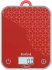 Ваги Tefal кухонні Optiss, 5кг, AAAx2 в комплекті, скло, червоний - 12