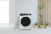 Пральна машина Hitachi фронтальна, 8кг, 1400, A+++, 60см, дисплей, пара, інвертор, люк чорний, білий - 2