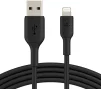 Кабель USB-A > Lightning заряджання/синхронізації Belkin 1м, 12Вт, PVC, чорний - 7