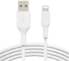 Кабель USB-A > Lightning заряджання/синхронізації Belkin 2м, 12Вт, PVC, білий - 4