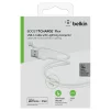 Кабель USB-A > Lightning заряджання/синхронізації Belkin 1м, силіконовий з кліпсою, білий - 2