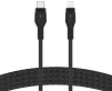 Кабель USB-C > Lightning заряджання/синхронізації Belkin 1м, Type-C, плетений, силіконовий, з ремінцем на магніті, чорний - 21