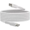 Кабель USB-C > USB-C заряджання/синхронізації Belkin 2м, 60Вт, Type-C, плетений, білий - 6