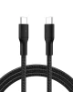 Кабель USB-C > USB-C заряджання/синхронізації Belkin 2м, 240Вт, Type-C, плетений, чорний - 1