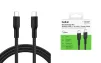 Кабель USB-C > USB-C заряджання/синхронізації Belkin 2м, 240Вт, Type-C, плетений, чорний - 2
