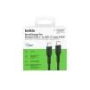 Кабель USB-C > USB-C заряджання/синхронізації Belkin 2м, 240Вт, Type-C, плетений, чорний - 3
