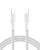 Кабель USB-C > USB-C заряджання/синхронізації Belkin 2м, 240Вт, Type-C, плетений, білий - 1